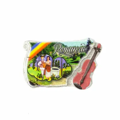 Magnet suvenir vioara, romania 3