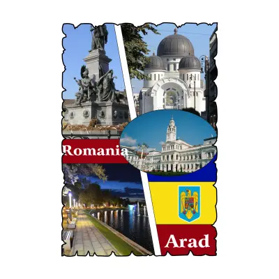 Arad romania, magnet frigider mgs034
