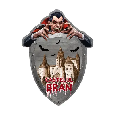 Castelul bran, dracula, romania, magnet frigider mgs135