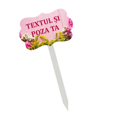 Topper personalizat, din lemn, model 1