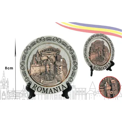 Castelul bran, romania, ornament din metal cu suport, model a