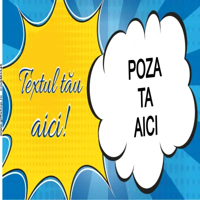 Cana personalizata cu poza si text, 330ml, model 3345