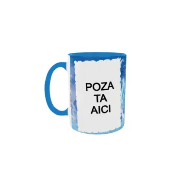 Elsa, frozen, cana personalizata cu poza si text, 330ml, model 3348