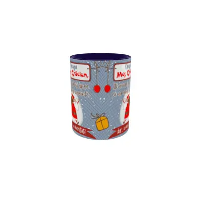Draga mos craciun, cana ceramica, 330ml, model cgs1707