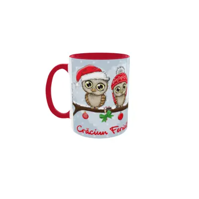 Craciun fericit, cana ceramica, 330ml, model cgs1710