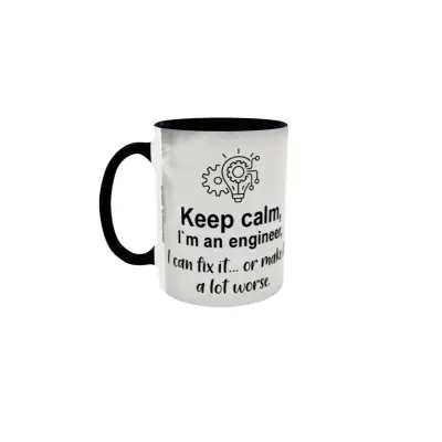 Keep calm i`m an engineer, cana ceramica, 330ml, model cgs1739