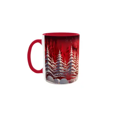 Iarna decor, cana din ceramica, 330ml, model cgs1792