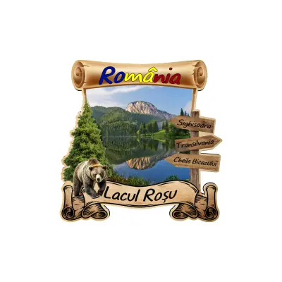 Lacul rosu, romania, magnet papirus, model mgs 211