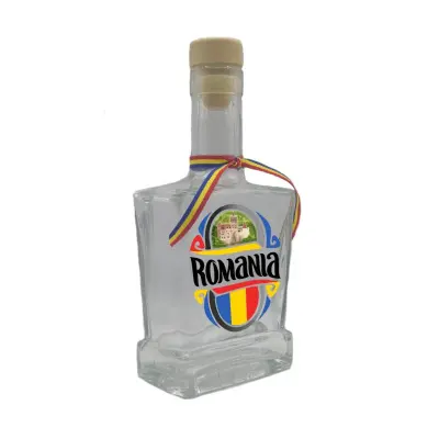 Castelul bran romania, sticla cu mesaj plata, 250 ml, model divgs179 11