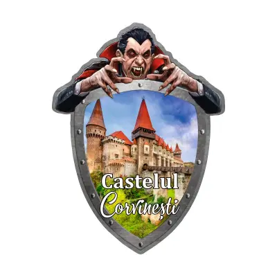 Mgs134-magnet frigider-rom.-drac.-cast.corvinesti