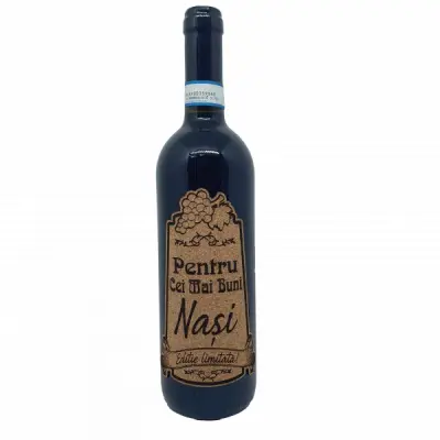 Pentru cei mai buni nasi, eticheta pluta cu mesaj