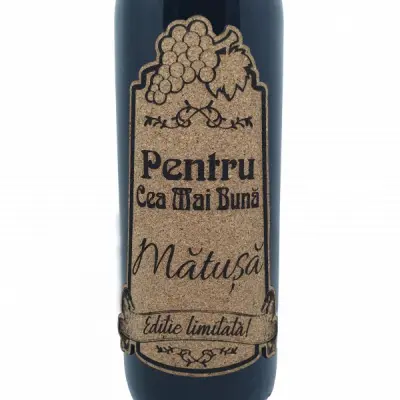 Pentru cea mai buna matusa, eticheta pluta cu mesaj