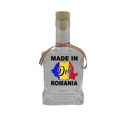 Made in dolj romania, sticla cu mesaj plata, 500 ml, model divgs179 06 19