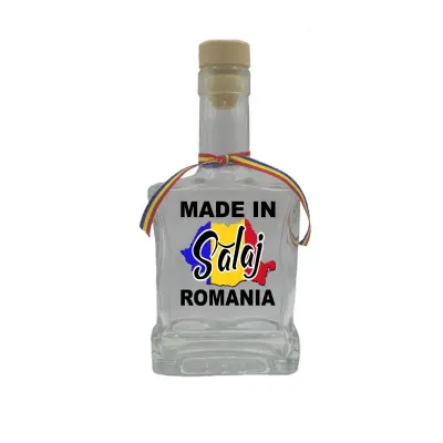 Made in salaj romania, sticla cu mesaj plata, 500 ml, model divgs179 06 27