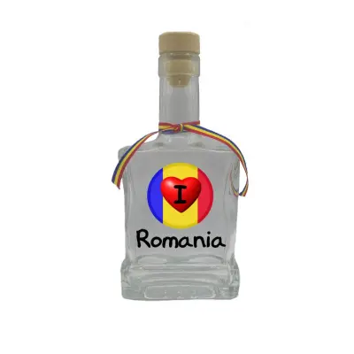 I love romania, sticla cu mesaj plata, 500 ml, model divgs179 08