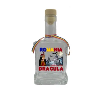 Dracula romania, sticla cu mesaj plata, 500 ml, model divgs179 26