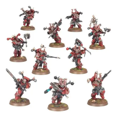 World eaters: khorne berserkers, warhammer 40000, games workshop, model 43-10