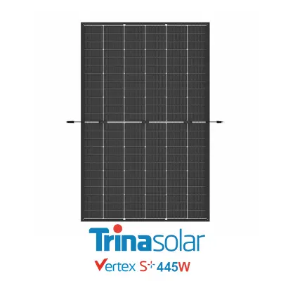 Panou fotovoltaic trina vertex s+ 445w, n-type, bifacial dual glass